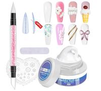 Gel Nail Solide Colle Non Collante pour Sculpture des Ongles