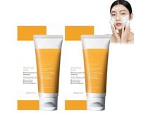 Gel Nettoyant Exfoliant, Refreshing Scrub Cleanser, Texture Fraîche et Non-Agressive, Purifie en Douceur les Peaux Mixtes, 2 pièces