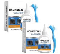 Gel nettoyant multi-effets pour la maison, détachant puissant, pour détartrer lave-linge, joints de réfrigérateur, joints de carrelage, évier et salle de bain, avec brosse (2pcs)