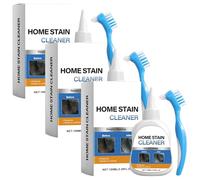Gel nettoyant multi-effets pour la maison, détachant puissant, pour détartrer lave-linge, joints de réfrigérateur, joints de carrelage, évier et salle de bain, avec brosse (3pcs)