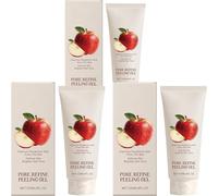 Gel nettoyant raffinant les pores - formule pour la peau avec effet de massage doux, soin quotidien rafraîchissant pour une peau claire et agréable. (3pcs)