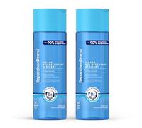 Gel nettoyant visage hydratant et apaisant sans savon- à l'huile d'argan - Peaux sèches à très sèches -Nettoie en douceur - Préserve l'hydratation et apaise les tiraillements - BepanthenDerma 2x200 ml