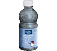 Gel pailleté - Argent - peinture pour enfant - Flacon de 250ml - Lefranc Bourgeois Argent G