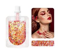 Gel Pailleté du Corps | Décoration de Sequins pour le Visage | Paillettes Visage,pour les vacances, le carnaval, maquillage, les bals, aux fêtes, aux festivals et concerts de musique