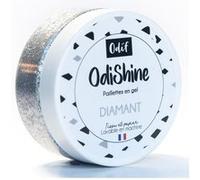 Gel Pailleté OdiShine 70 ml - Embellissez vos Créations avec Eclat et Eco-Responsabilité -(...) - Diamant