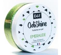 Gel Pailleté Odishine 70 Ml - Embellissez Vos Créations Avec Éclat Et Éco-Responsabilité - Odif Emeraude