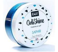 Gel Pailleté OdiShine 70 ml - Embellissez vos Créations avec Eclat et Eco-Responsabilité -(...) - Saphir