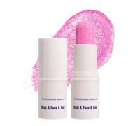 Gel Paillettes Visage, Pink Strass Visage, le Corps à Paillettes, Crème, Longue Durée de Vie, Paillette Le Rainbow Gel, Noël, Fête, Rave, Maquillage Festival Accessoire, Body Femme-02