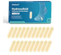 Gel Pansement Ampoule - 21 PCS Hydrocolloid Bandages for Feet, Blister Cushions Pads, Water Resistant Adhesive Bandages for Heel, Toes & Foot, Blister Bandages for Prevention & Recovery (Spot Pack)