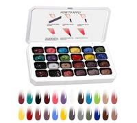 Gel Peinture à Tapoter Outils 24 Couleurs Adaptés Aux Débutants