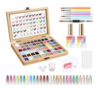 Gel Peinture Ongles Kit Manucure 120ml Aspect Naturel