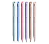 Gel Pens, 6 Pieces Colorful Ink, Quick Dry Writing, Retractable 0.5mm Tip, Ballpoint Set for Calligraphy, Drawing, Sketching, Doodling, Journaling, Offices, School, Art Projects, 5.71x0.24x0.24 inches