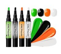 Gel Pens for Nails - 4 Pieces Halloween DIY Manicure Tools