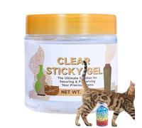 Gel pour Exposition Transparent,Pâte Amortissante Antichoc,Support Amovible Incolore - pour Antiquités Céramique Bois Verre Sculptures Présentation Vitrines Fixation d'Objets d'Art et Bijoux