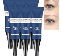 Gel pour les yeux liftant aux peptides Awaken, crème raffermissante aux peptides de collagène sous les yeux, réduit les poches, les cernes et les ridules, éclaircissant hydratant anti-âge (6 pièces)