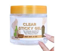 Gel pour l'exposition d'expositions de musées, pâte adhésive réutilisable - Gel adhésif transparent pour musées - Pour antiquités, céramique, bois, vitrines, sculptures, socle, objet, montage