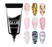Gel Pour Ongles,30 Ml Colle À Strass Pour Modélisation Et Décoration - Gel Pour Le Vernis À Ongles, La Peinture Et Le Dessin,Pour Femmes Filles Salon De Beauté Mariage Maison Renforcement Longue Durée