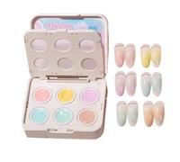 Gel pour Ongles,6 ml Compacte Multicolore pour Soins Manucure,Gel à Effet Coussin | Pour Femme, Amie, Épouse, Sœur, Fille, Voyage, Fête, École, Maison