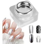 Gel Pour Ongles Métallisé - Gel Colle Pour Manucure | Designs à Ongles UV/LED Effet Miroir Pour Débutants Décoration Manucure à la Maison