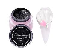 Gel pour ongles pour une manucure facile à réaliser soi-même - Kit de vernis gel avec options blanc transparent. Sûr et pratique pour une utilisation à domicile ou en salon.