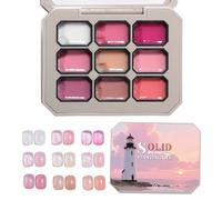 Gel Pour Peinture | Gel De Peinture Pour Ongles En 9 Couleurs - Durcissement UV LED Longue Durée pour Dessin Artistique Sans Rinçage Usage Personnel Maison Quotidien Mariage Fêtes