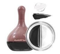 Gel pour Sourcils | 2-en-1 Teinté Résistant à l'Eau Tenue Longue Durée,Teinture Crème Anti-Taches | Pour Femmes Débutantes Soirée Voyage Fête Travail Mariage