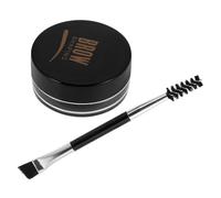 Gel pour Sourcils Noir Waterproof, Fixateur Volumisant, Brosse Incluse
