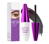 Gel pour sourcils Peel Off, Gel pour sourcils Tattoo Easy Peel Off, Waterproof & Long Lasting, Application facile pour des sourcils plus fournis et plus définis (#3 Light Brown, 1 Pack)
