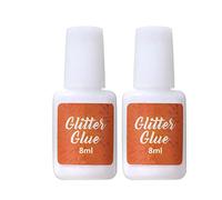 Gel pour Tatouage à Paillettes, 2x8ml Colle de Tatouage Paillette Temporaire, Glitter Glue pour Carnaval, Colle pour Tatouage Paillettes, Imperméable et Sûr pour la Peau