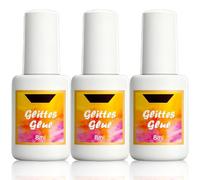 Gel pour Tatouage à Paillettes 3x8ml, Colle de Tatouage Paillette Temporaire Longue Durée 7 Jours, Imperméable & Hypoallergénique pour Enfants et Adultes, Sûr pour la Peau
