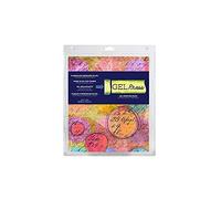 Gel Press Grande Plaque Rectangulaire Monoprint pour Créer des Impressions Artistiques Uniques Transparent GEL10804 30 x 35 cm