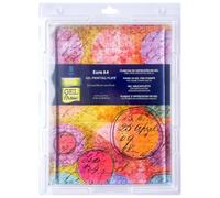Gel Press Monoprint Plaque rectangulaire A4 pour créer des Impressions Artisanales Uniques, Transparent