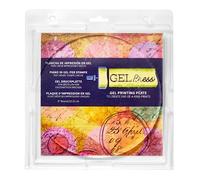 Gel Press Plaque Ronde Monoprint pour Créer des Impressions Artistiques Uniques en Plusieurs Couches 20 cm en Diamètre