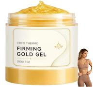 Gel raffermissant Cryo Thermo Gold contre la cellulite, crème raffermissante pour le ventre, soin repulpant après une perte de poids, hydratant corporel aux peptides et céramides pour les (1pcs)