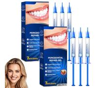 Gel réparateur parodontal, gel dentaire protecteur des gencives (2 Box) | Nettoyage en profondeur du blanchiment des dents, réparation des gencives pour le recul des gencives, haleine fraîche