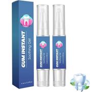 Gel réparateur pour les dents,Gels protecteurs et réparateurs pour les gencives,Traitement naturel au gel réparateur pour les gencives,Stylo blanchissant pour les dents,Renforce les gencives (2Pièce)