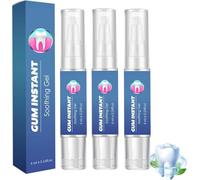 Gel réparateur pour les dents,Gels protecteurs et réparateurs pour les gencives,Traitement naturel au gel réparateur pour les gencives,Stylo blanchissant pour les dents,Renforce les gencives (3Pièce)