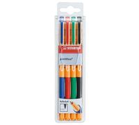 Gel Rollerball - STABILO pointVisco Wallet of 4 Assorted Colours Assorted Colour