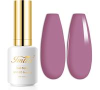 Gel Rose Foncé Vernis À Ongles, 1 Pcs 15ml Beau Gel Rose Nude Couleur De Vernis À Ongles Tremper En Gel En Verge En Vertu De La Manucure De Nail