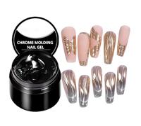 Gel Sculptant pour Ongles Colle Modélisante pour Ongles LED/UV