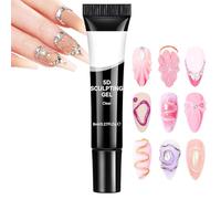 Gel sculptant pour ongles | Gel 5D pour nail art pour dessin - Colle à ongles sculptante pour femmes et filles débutantes, salon professionnel, maison, Noël, Halloween, fête, mariage