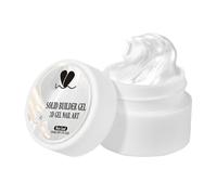 Gel Sculpture Ongles 3D Solide Builder - 5ml Gel Manucure UV Non Collant | Texture Satin Perlé Blanc Pour Sculpture Extension Design Maison Débutant Utilisation | Modelage Ongles 3D |