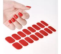 Gel Semi-Durci Transparent N64.Stickers",Lampe Uv Douce ¿¿ Dure,Bandes D'ongles Durcies,Curseur De Patch,Base De Manucure Transparente Et Color¿¿E,"N64. #E2