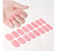 Gel Semi-Durci Transparent N64.Stickers",Lampe Uv Douce ¿¿ Dure,Bandes D'ongles Durcies,Curseur De Patch,Base De Manucure Transparente Et Color¿¿E,"N64. #H2