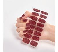 Gel Semi-Durci Uv Pour Ongles",Bandes D'ongles,Couverture Complète Longue Durée,Autocollant Semi-Durci,Meilleure Qualité,Led,"16 Embouts - Type Cs-033