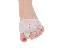 Gel Séparateurs Orteils, Bunions Correcteur Silicone Oignon Correcteur avec Coussinets Avant-Pied Coussin pour Hallux Valgus, Avant-Pied de Orteils en Marteau, Soulagement de Douleur 2 Paire