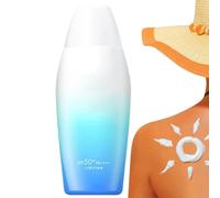 Gel Solaire pour le Visage | Gel de Protection Solaire pour le Visage Résistant à l'Eau - Crème Hydratante Légère 110g pour Cyclisme Plage Montagne Camping