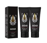 Gel Spécial Homme,crème pour pénis pour hommes,Huile essentielle de massage érotique,huile de croissance du pénis produits sexuels,Gel Massage Pure Naturel pour Homme 50ml (Black,2PC)