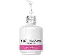 Gel Structure Pour Ongles, Colle À Strass, 6 en 1 incluant Gel de Construction, Apprêt, Renforçant, Modelant et Colle Adhésive, pour Salon à Domicile par les Filles et Débutantes en