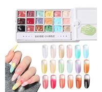 Gel Tapotage Ongles - 18 Couleurs Peinture Manucure Dégradé Solide | Facile Pour Débutants, Formule Haute Pigmentation Pour Art Design Stamping Et Gaufrage | Résultats Professionnels Salon Maison